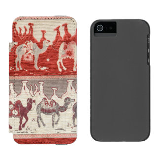 Desert Camels Caravan Art iPhone SE/5/5s Wallet Case