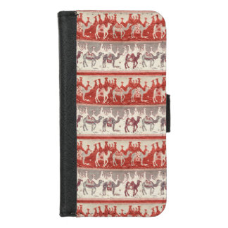 Desert Camels Caravan Art iPhone 8/7 Wallet Case