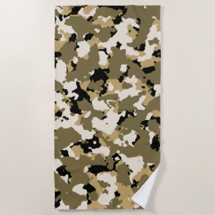 Desert Camo Beach Towel