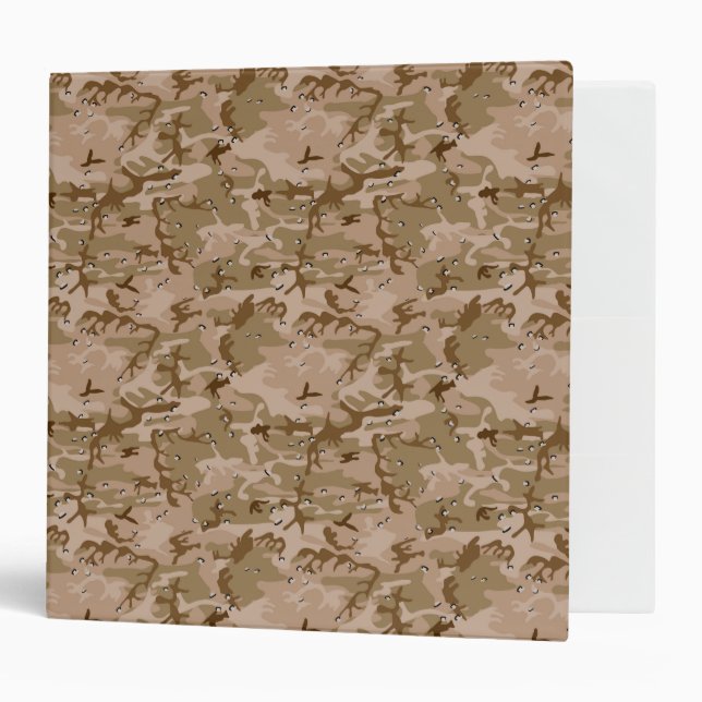 Desert Camo Binder (Front/Inside)