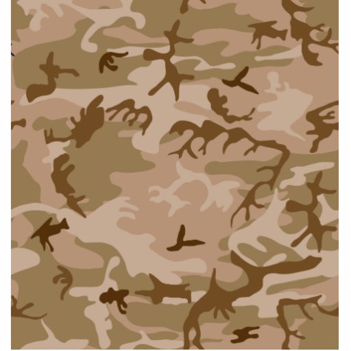 Desert Camo - Brown Camouflage Cut Outs | Zazzle