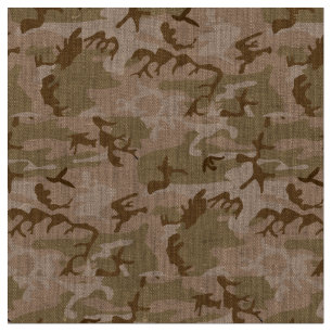 Desert Camo - Brown Camouflage Fabric