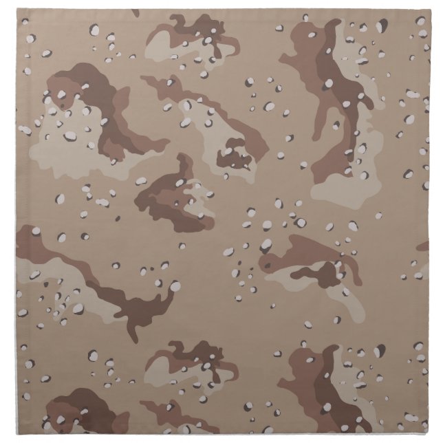 Desert Camo Cloth Napkin (Front)