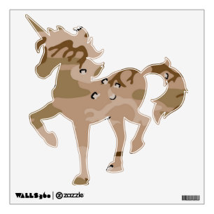 Desert Camo Custom Wall Decal Art