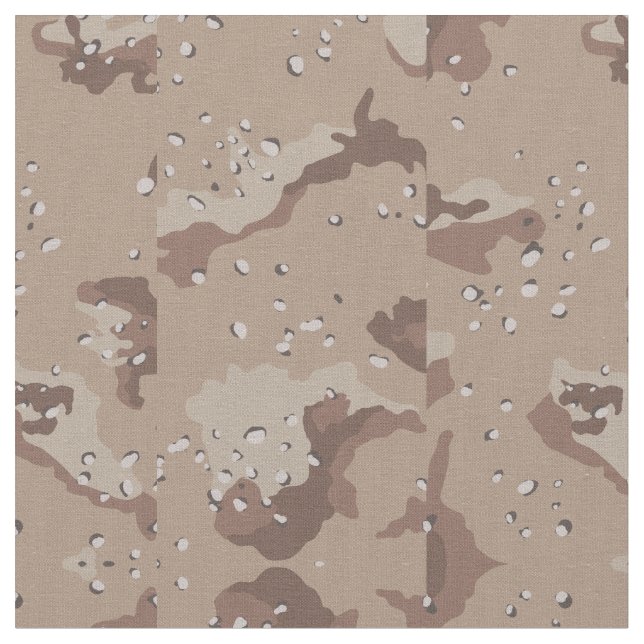 Desert Camo Military Camouflage Armed Forces Fabric (Close Up)