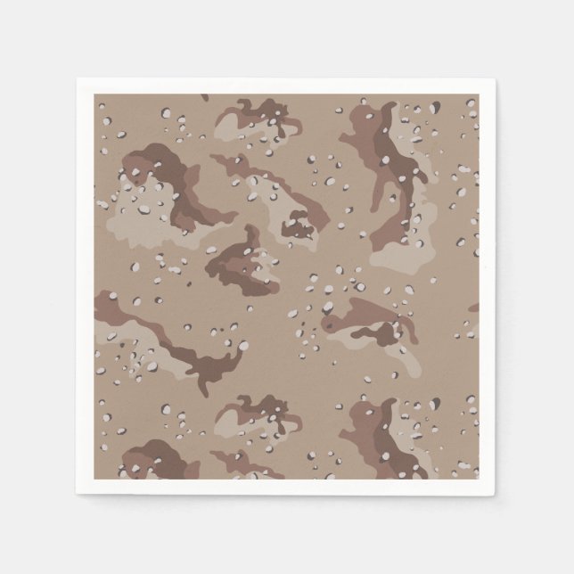 Desert Camo Napkins (Front)