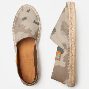 Desert Camo Pattern Espadrilles