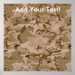 Desert Camo Poster
