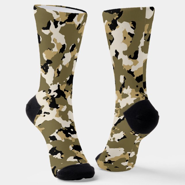 Desert Camo Socks (Angled)
