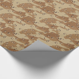 Desert Camo Wrapping Paper | Zazzle
