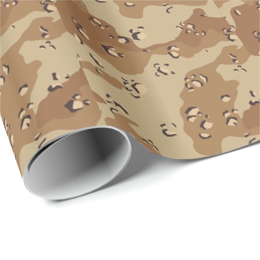 Desert Camo Wrapping Paper | Zazzle