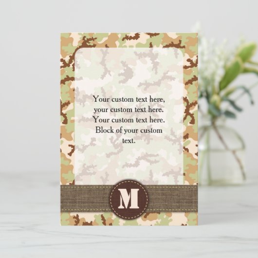 Desert camouflage (Standing Front)