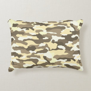 Desert Camouflage Accent Pillow