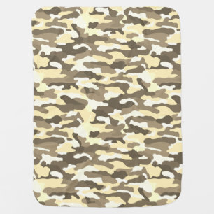 Desert Camouflage Baby Blanket