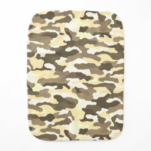 Desert Camouflage Baby Burp Cloth