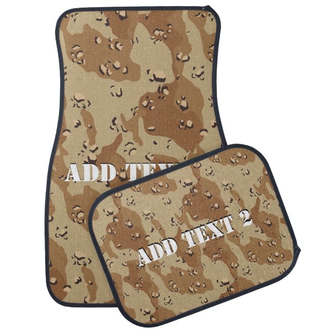 Desert Camouflage Background (1) Car Floor Mat (Set)