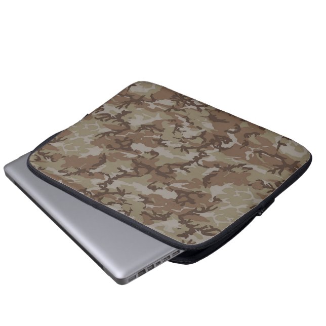 Desert Camouflage Background Laptop Sleeve (Front Bottom)