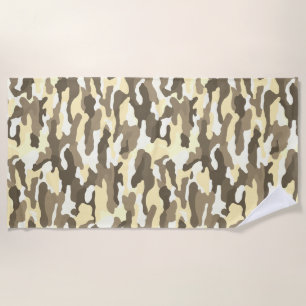 Desert Camouflage Beach Towel