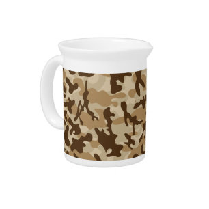 Desert Camouflage Beverage Pitcher