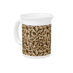 Desert Camouflage Beverage Pitcher