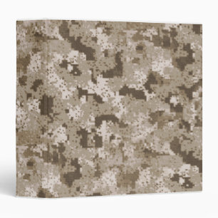 Desert Camouflage Binder