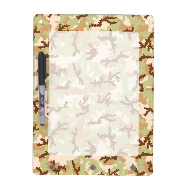 Desert camouflage Dry-Erase board (Front)