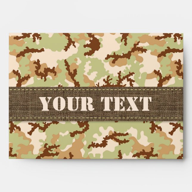 Desert camouflage envelope (Front)