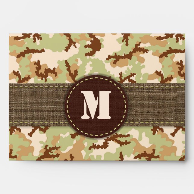 Desert camouflage envelope (Front)