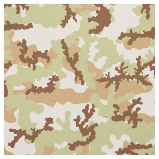 Desert camouflage fabric