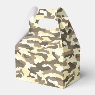 Desert Camouflage Favor Boxes