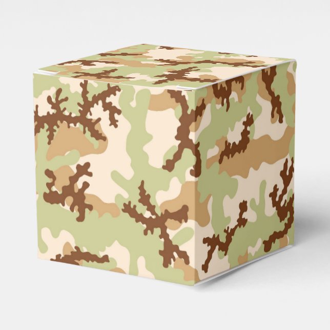 Desert camouflage favor boxes (Front Side)