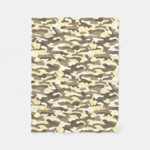 Desert Camouflage Fleece Blanket