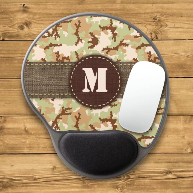 Desert camouflage gel mouse pad (Creator Uploaded)