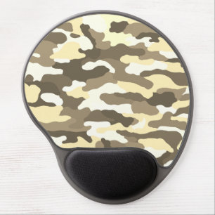 Desert Camouflage Gel Mouse Pad