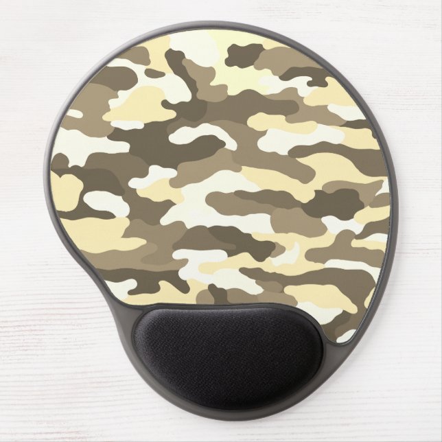 Desert Camouflage Gel Mouse Pad (Front)