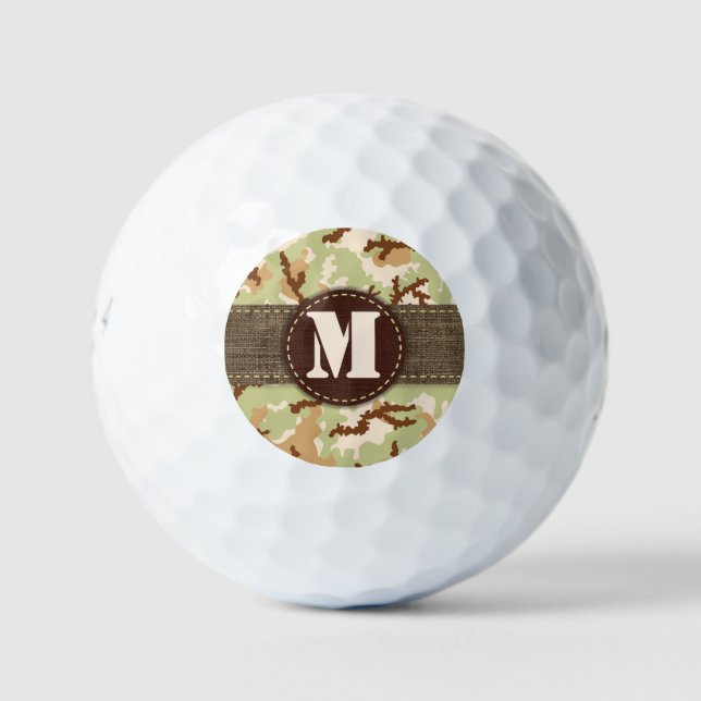 Desert camouflage golf balls (Front)