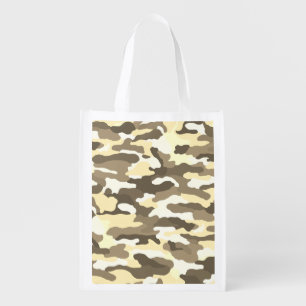 Desert Camouflage Grocery Bag