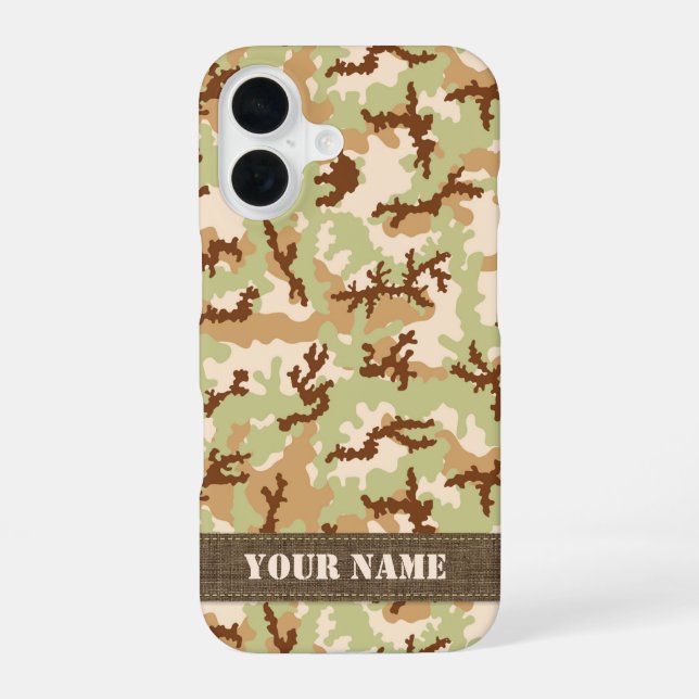 Desert Camouflage iPhone Case (Back)