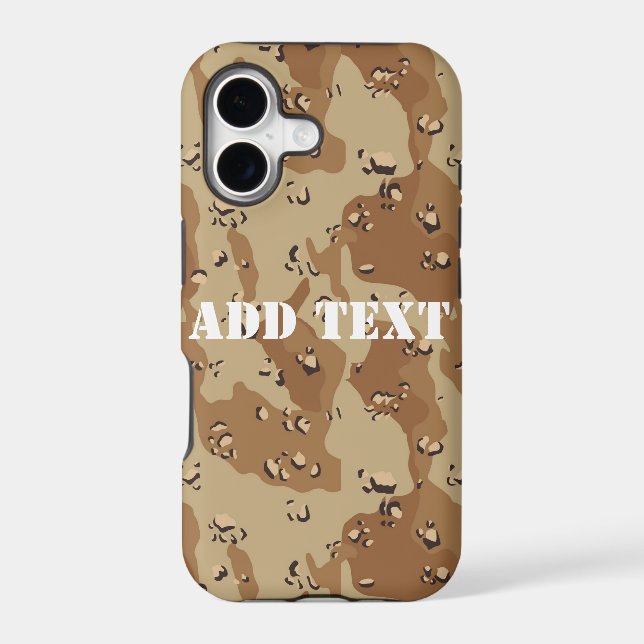Desert Camouflage Iphone Case (Back)