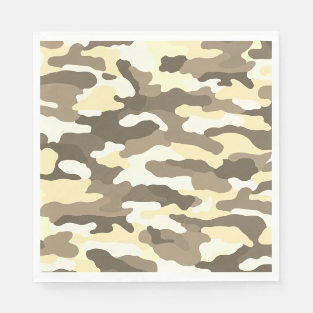 Desert Camouflage Napkins (Front)