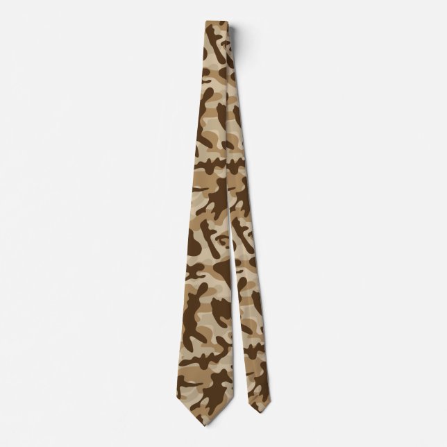Desert Camouflage  Neck Tie (Front)