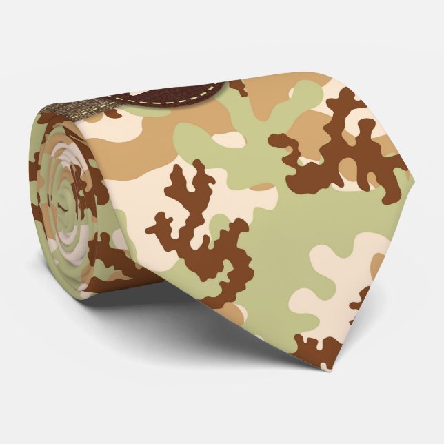 Desert camouflage neck tie (Rolled)