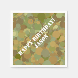 Desert Camouflage Paper Napkins
