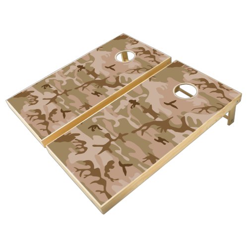 Desert Camouflage Pattern Military Pattern Army Cornhole Set