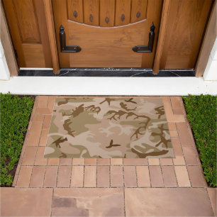 Desert Camouflage Pattern, Military Pattern, Army Doormat