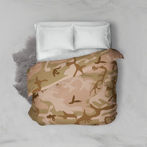 Desert Camouflage Pattern Military Pattern Army Duvet Cover