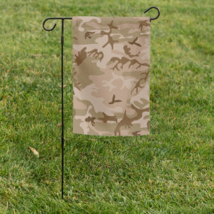 Desert Camouflage Pattern, Military Pattern, Army Garden Flag