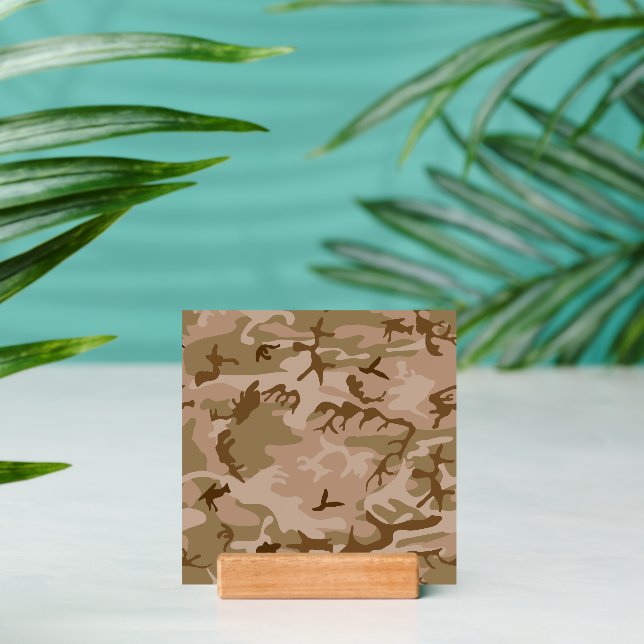 Desert Camouflage Pattern, Military Pattern, Army Holder (Insitu 2 (Back))