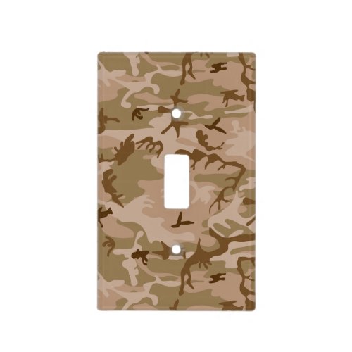 Desert Camouflage Pattern Military Pattern Army Light Switch Cover