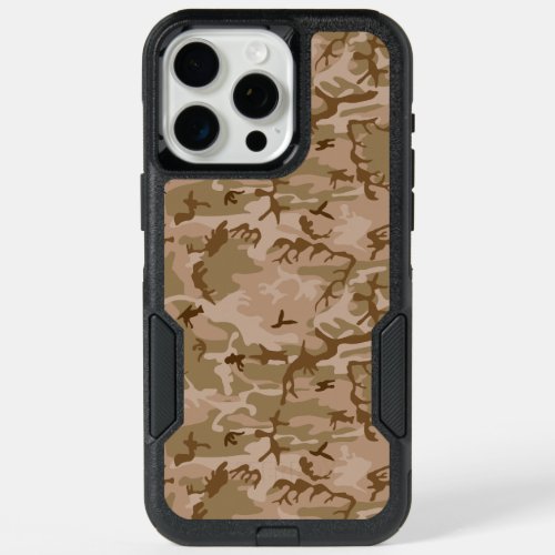 Desert Camouflage Pattern Military Pattern Army iPhone 15 Pro Max Case